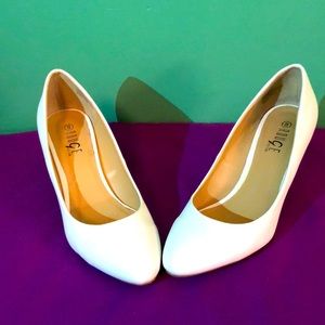 Elegant White Heels